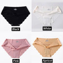 Silk Comfort Briefs Set: Luxurious Seamless Panties Women