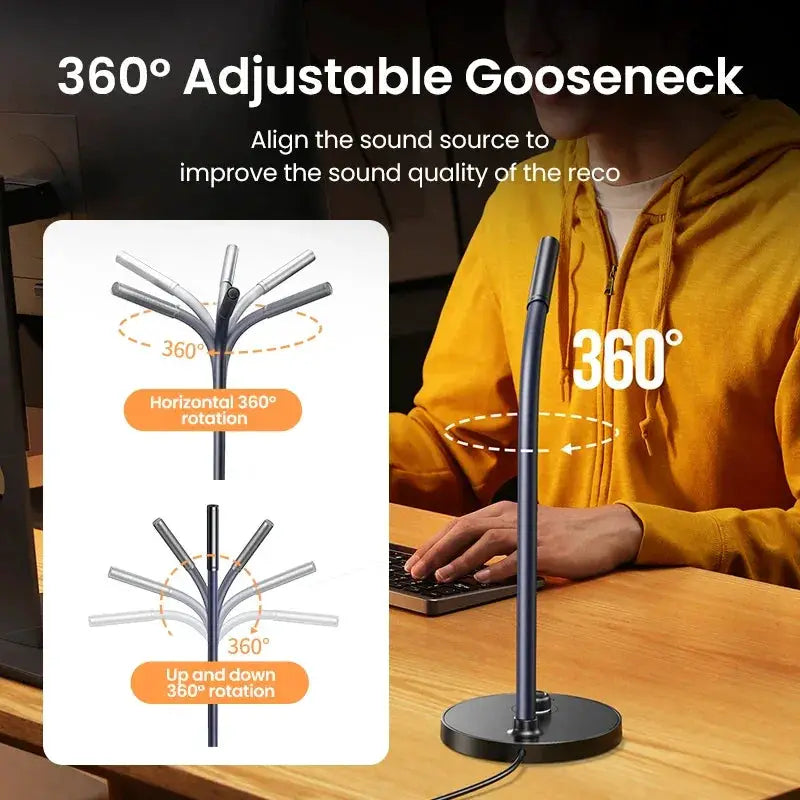 UGREEN USB Microphone for Desktop PC and YouTube Streaming