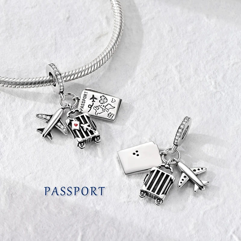 Pink Dance Shoes Charm Bead