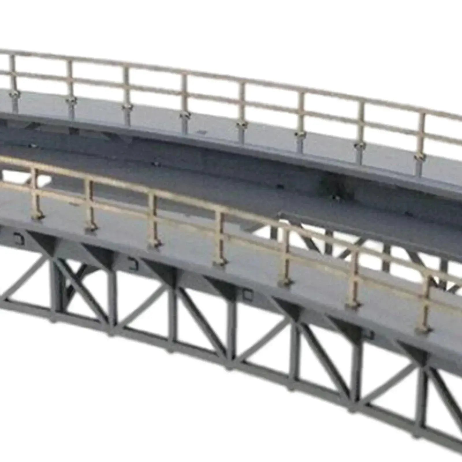 HO Scale Curved Bridge For Train Railway Scene 1 87