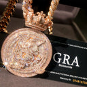 Hip Hop Cuban Chain King Bling Necklace Pendants For Rapper