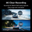 4K Dash Cam with ADAS for Safer Driving