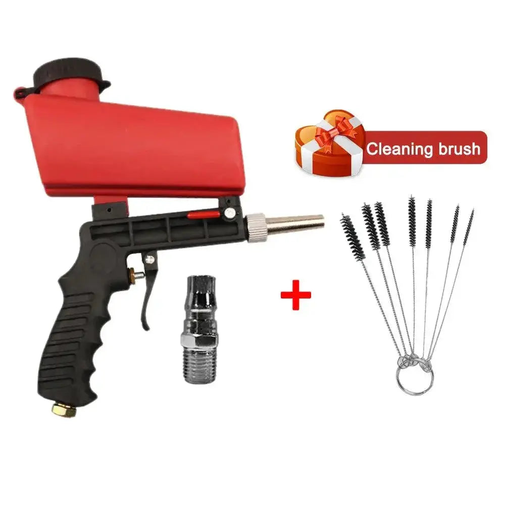 Adjustable Sandblasting Gun Portable Blaster for DIY Tasks
