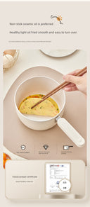 Bear Split Electric Caldron Pot For Students Multi-Functional Cooking