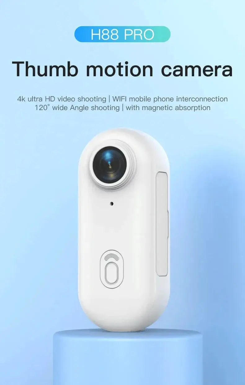 4K Mini WiFi Magnetic POV Action Camera for Sports Waterproof Helmet Cam - stepyours.com