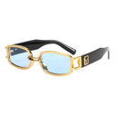 Trendy Retro Rectangle Sunglasses for Men and Women Fashion