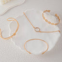 Fashion Snake Green Gemstone Bangle Bracelet for Women