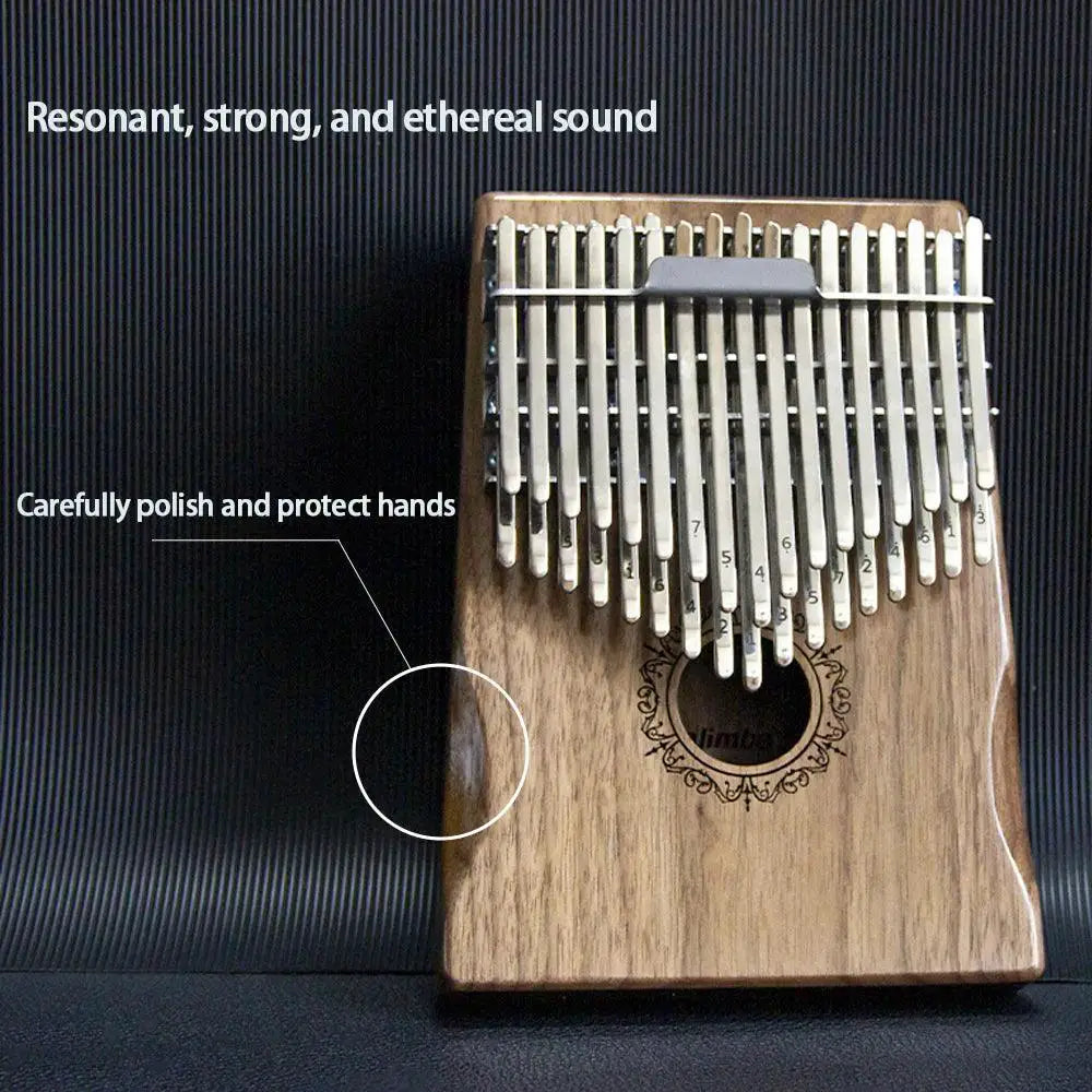 34 Keys Kalimba Thumb Piano Wooden Mbira For Beginner Gift