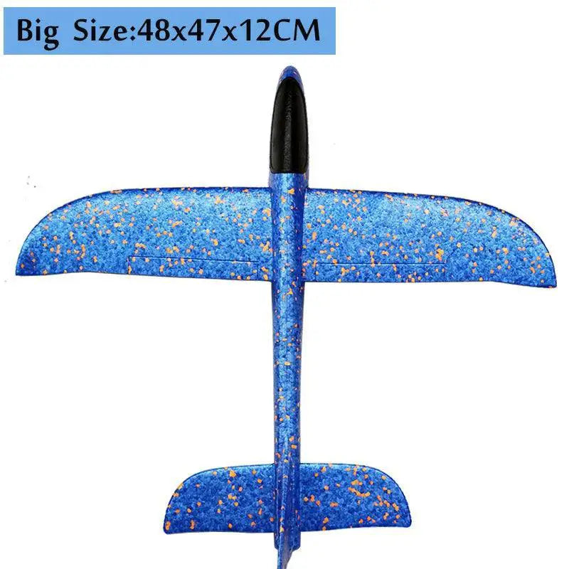 Foam Glider Airplane Hand Launch Toy for Kids Boys