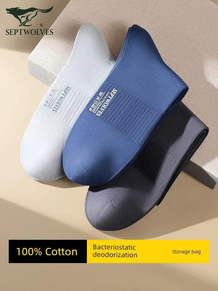 Ultimate Comfort Mens Thick Cotton Socks Moisture Wicking