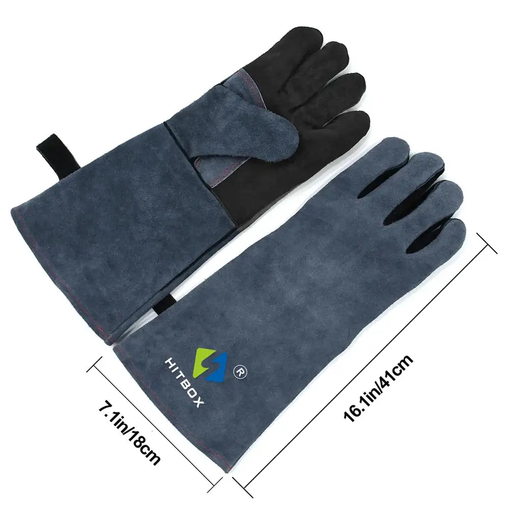 HZXVOGEN Leather Welding Gloves — product view 3