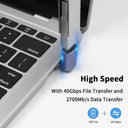 Type C Adapter With 90 Degree Angled Design
