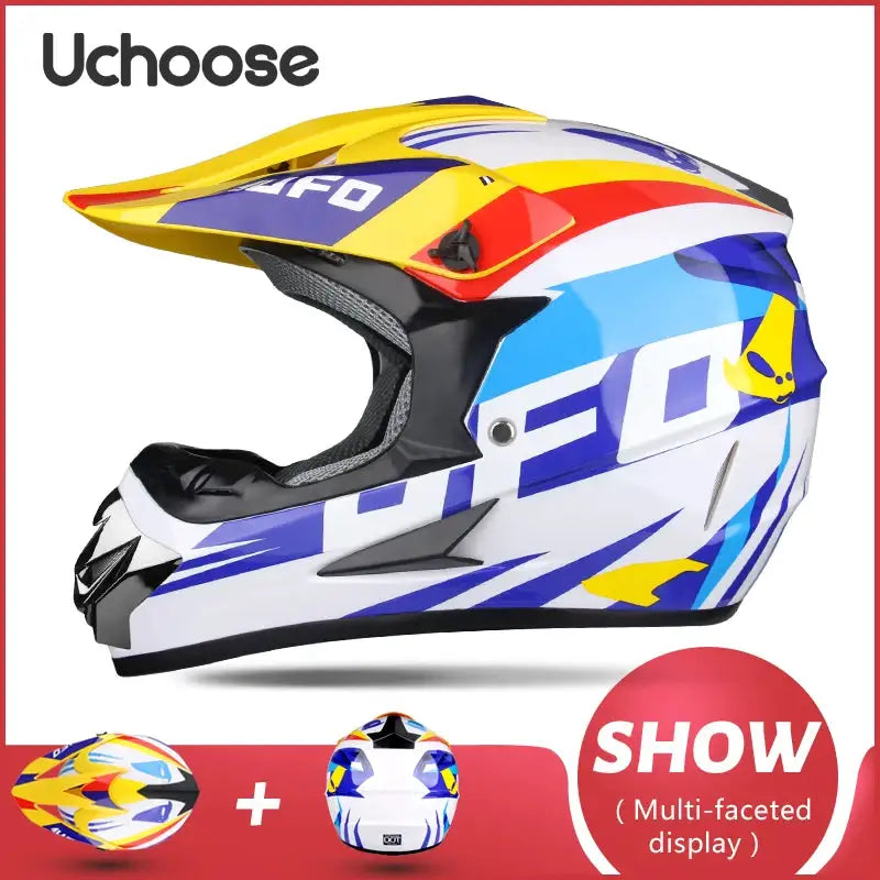 Kids Motocross Motorcycle Helmet — product view 16