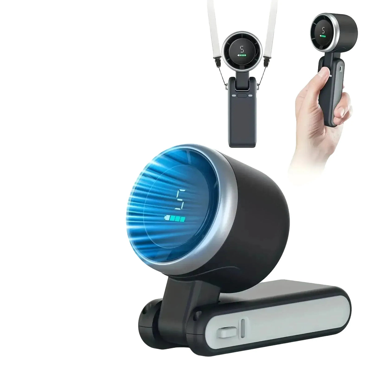 Portable Mini Fan - Foldable USB Rechargeable — product view 1