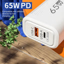 65W GaN Fast Charger - Compact Travel Adapter