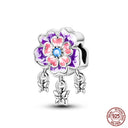 Sterling Silver Exquisite Flower Sunflower
