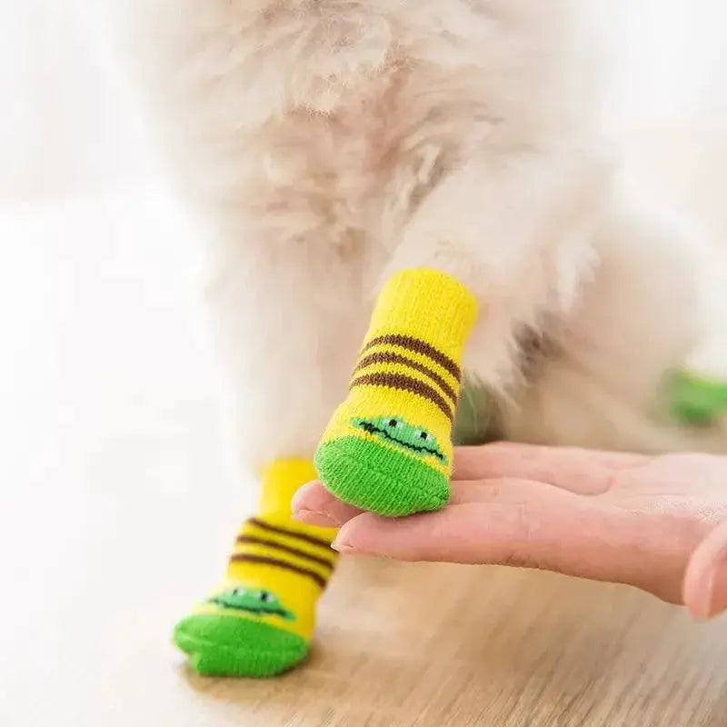 Adorable Anti Slip Paw Socks For Small Dogs Scratch Proof