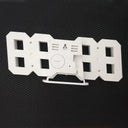 LED Wall Clock: Creative 3D Design with USB Port Home Decor