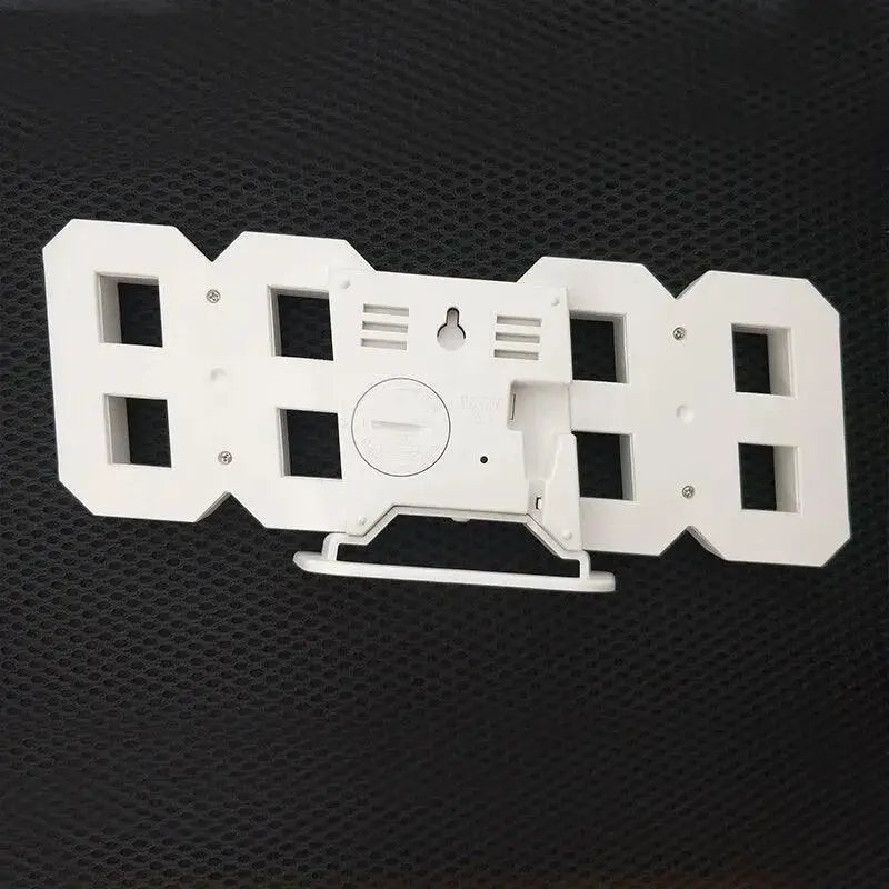 LED Wall Clock 3D Design USB Port Modern Home Decor