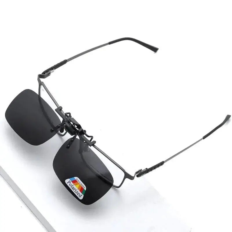 Clip On Polarized Sunglasses Night Vision UV400 Protection