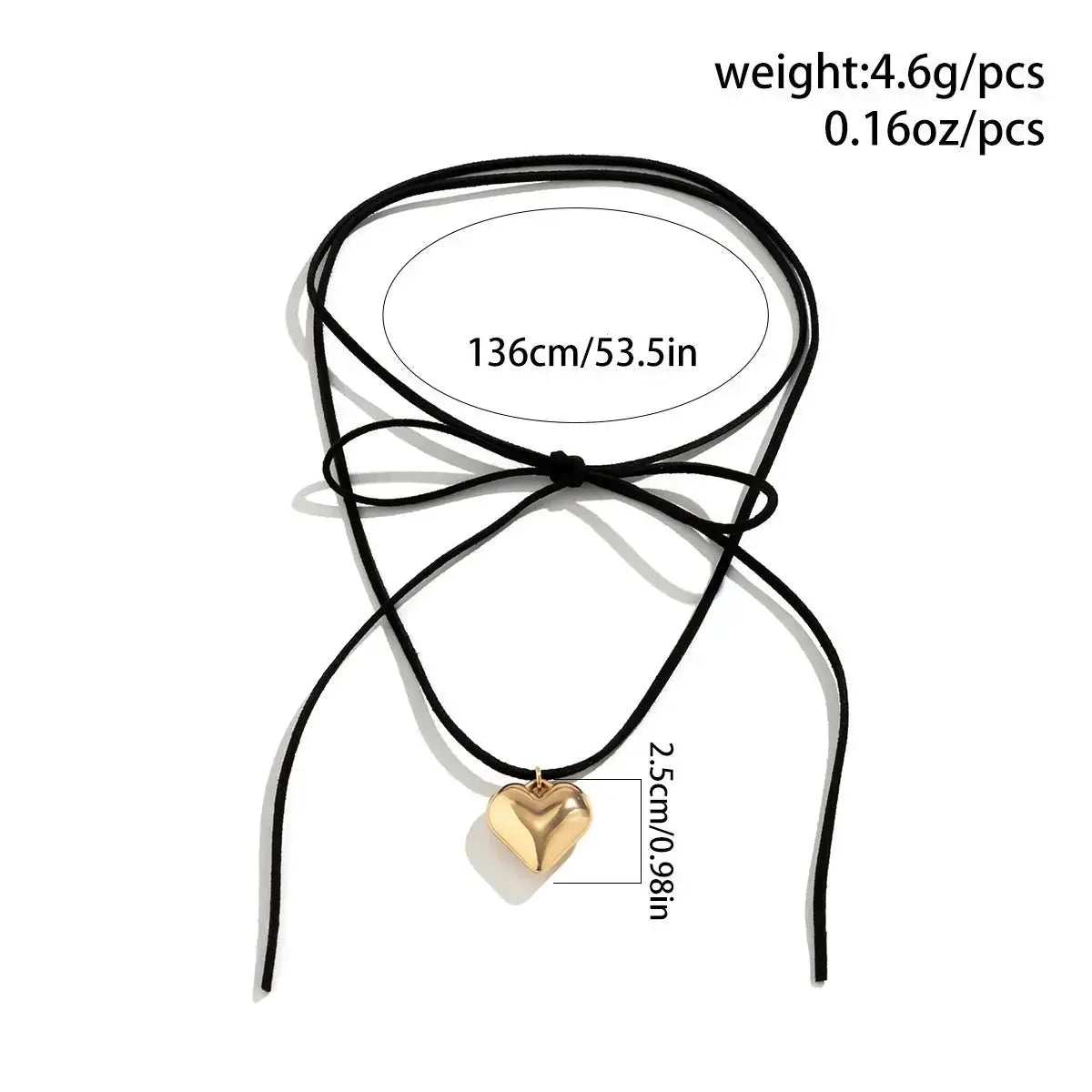 Personalized Adjustable Wax Line Choker Necklace For Women