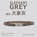 Luxury Leather Waist Belt for Women's Elegant Fashion Accessory