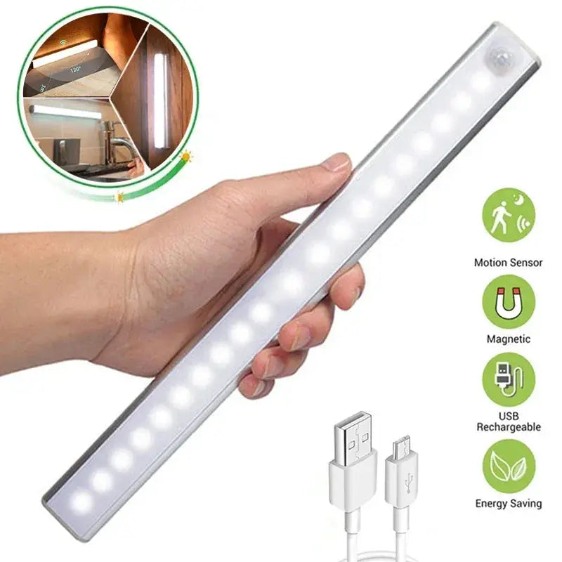 Motion Sensor LED Night Light Wireless Type C Rechargeable