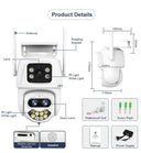 Smart Outdoor PTZ Camera for Home Guard
