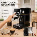 Semi Automatic Espresso Machine, Compact Espresso Maker