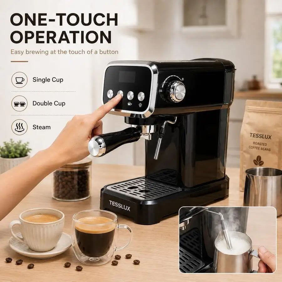 Semi Automatic Espresso Machine, Compact Espresso Maker — product view 5