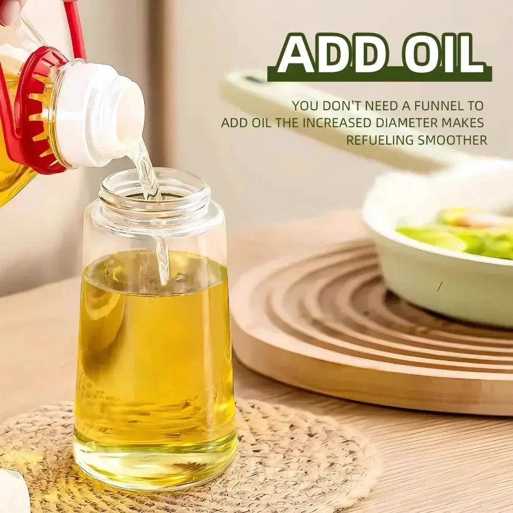 Two In One Olive Oil Dispenser Bottle 500ml Kitchen Tool - OurLum.com