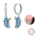 Sterling Silver Chameleon Dragonfly Butterfly