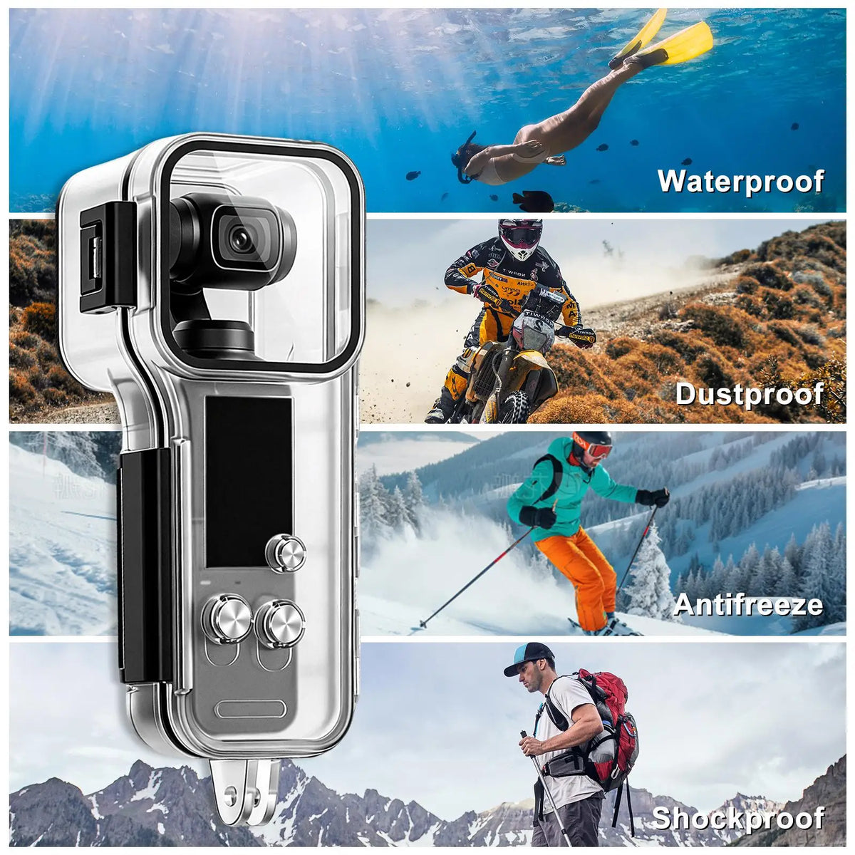 Puluz Invisible Diving Shell Case