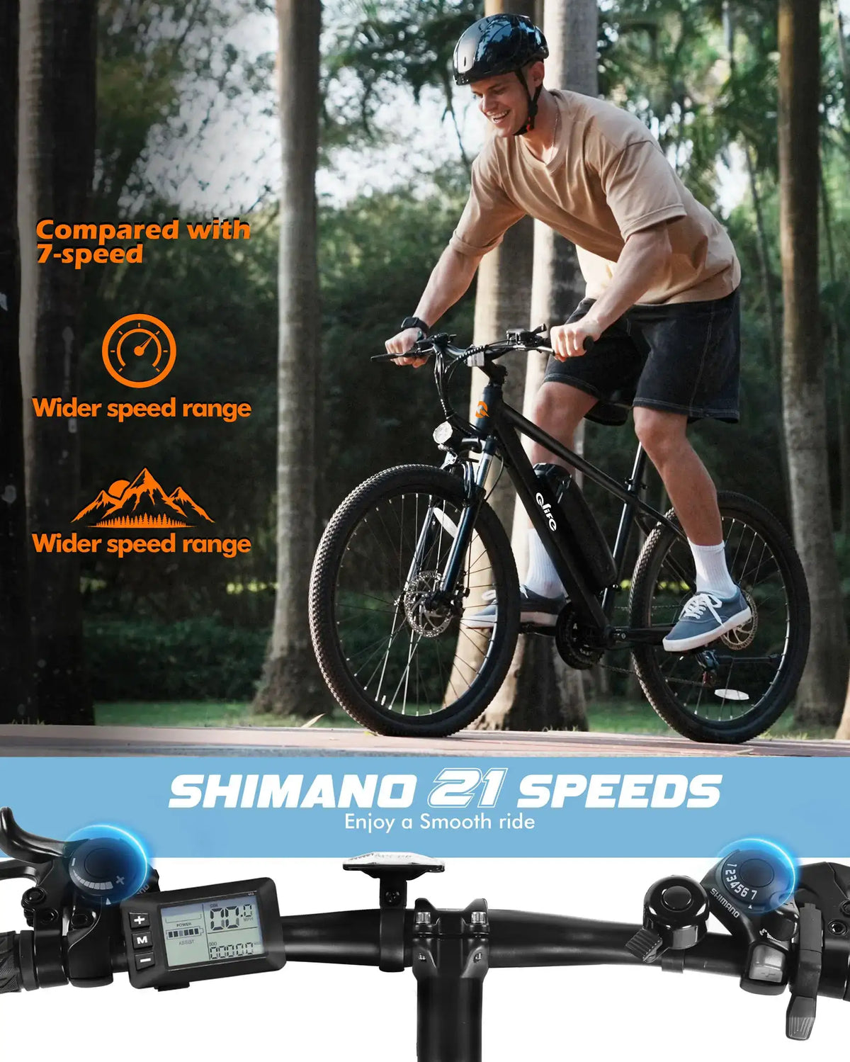Qlife Racer Ebike - Off Road — product view 3