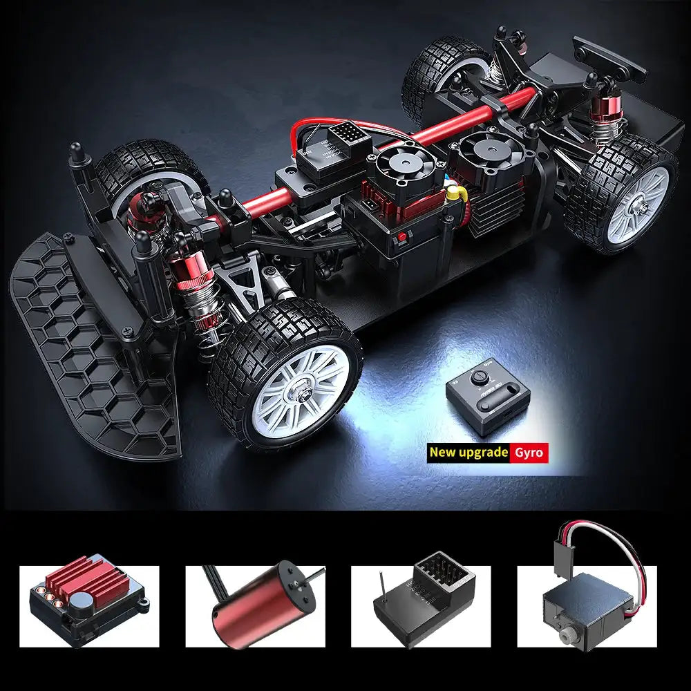1/14 MJX 14303 Rc Drift Car 2.4G High Speed Drift Rally Truck Hyper Go Brushless 4WD Off-Road RC Cars for Adults for Toys As Gift