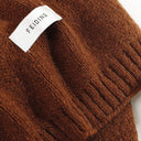 Women's Solid Color Wool Knitted Warm Thickened Scarf Gaiter