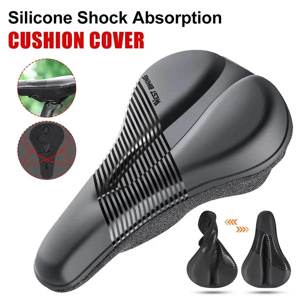 Premium Gel Padded Bike Seat Cover Waterproof Cushion