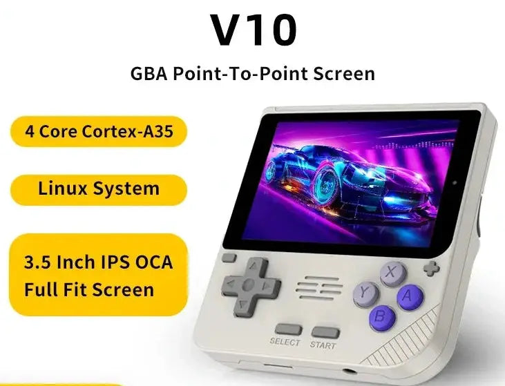 Powkiddy V10 Handheld Game Console 3.5 Inch Retro Gift