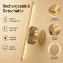 Rechargeable Gold LED Wall Light
