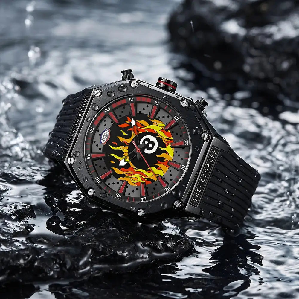 Dual Display Men Led Silicone Watch — product image 2