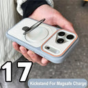 Shockproof Matte Kickstand MagSafe iPhone Case