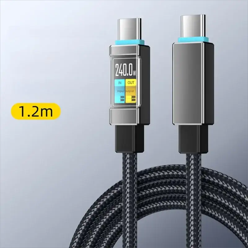 Braided Type C Cable - Fast Charge — product view 6