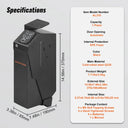 SucceBuy Steel Fingerprint Pistol Safe