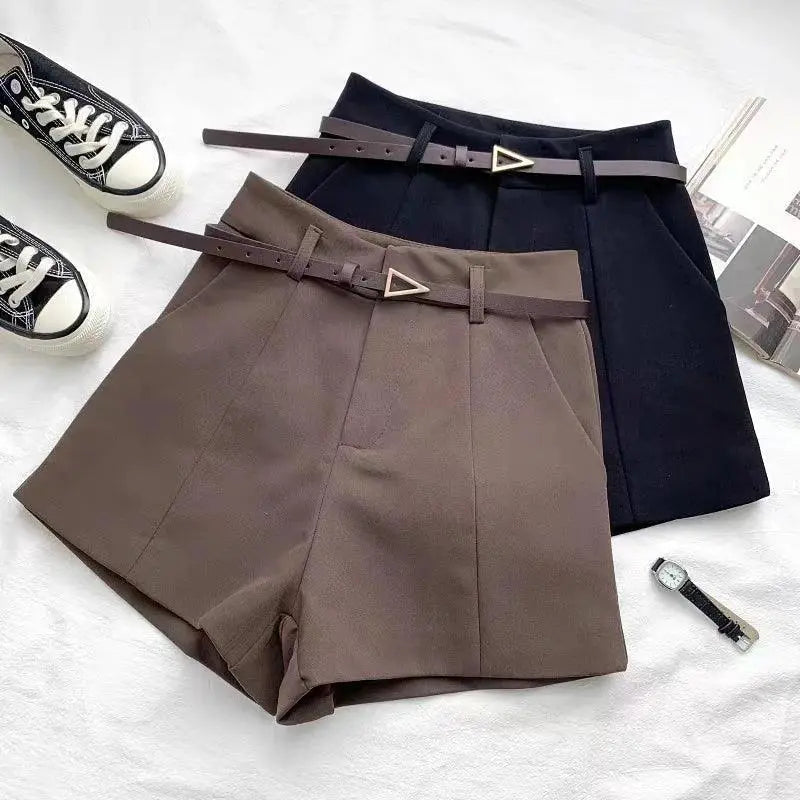 Elegant High Waist Trousers Vintage Inspired Office Wear