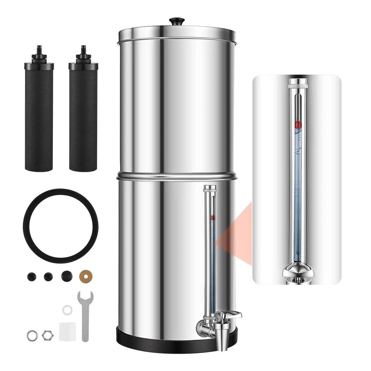 SucceBuy Gravity-fed Water Filter System Reduces Lead and up — product view 1
