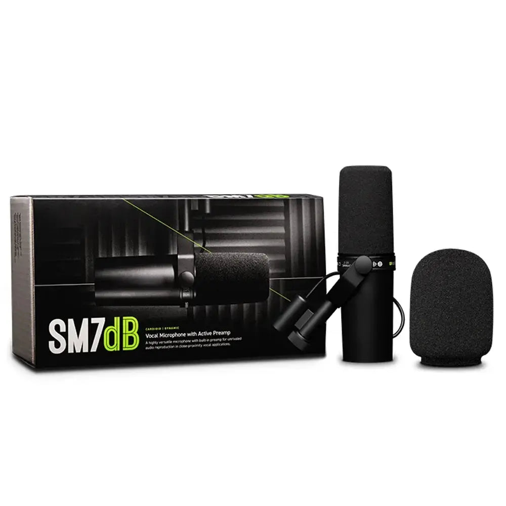 SM7DB Dynamic Microphone With Built In Preamp For Podcasting