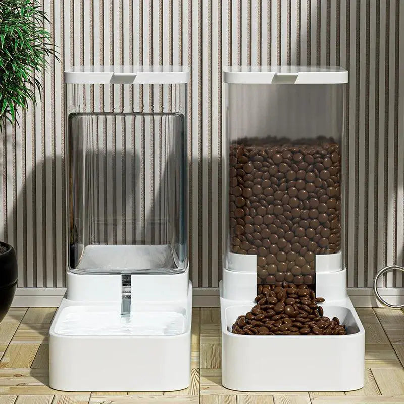 HOOPET Automatic Pet Feeder And Water Bowl Set For Pets