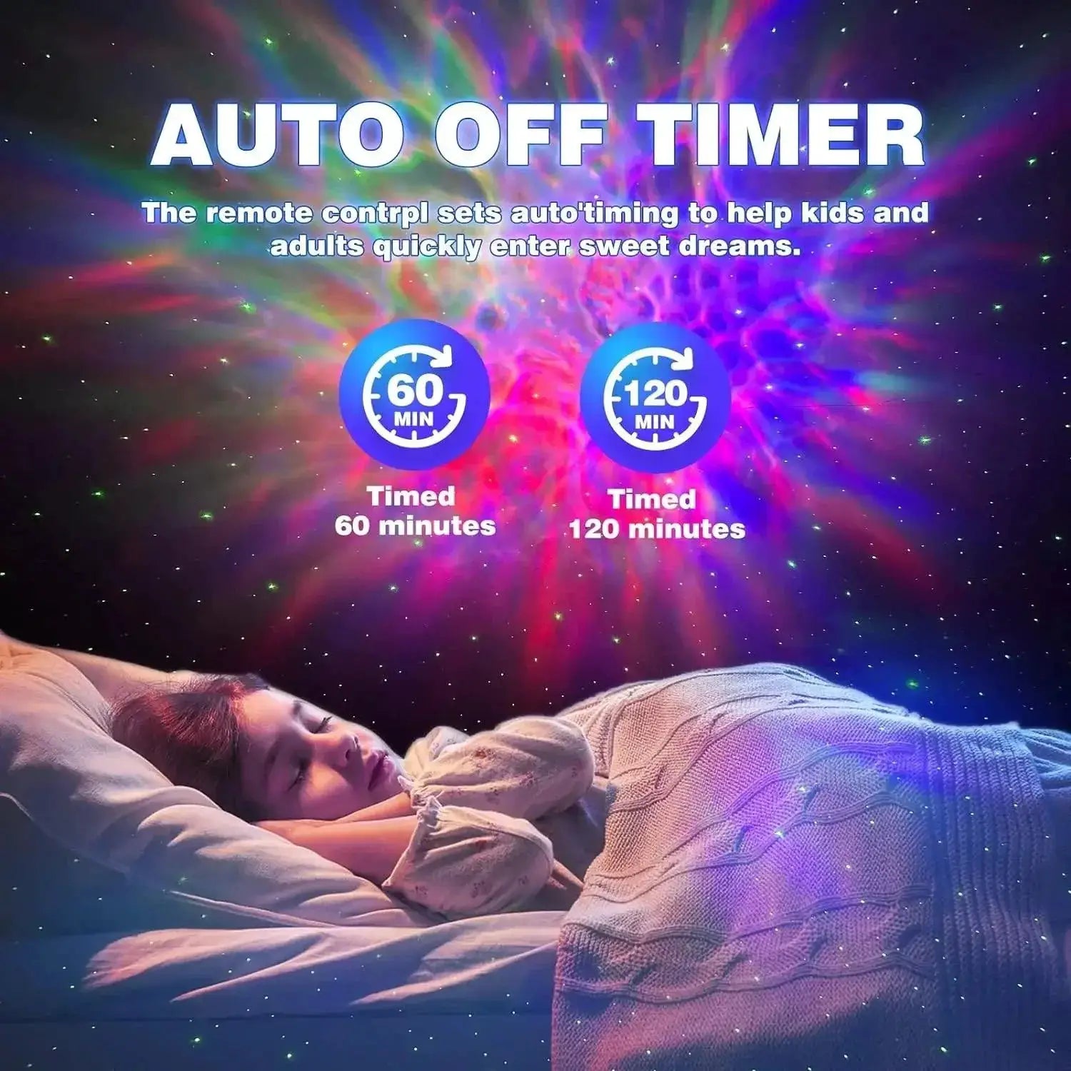 Astronaut Star Projector For Kids Galaxy Night Light