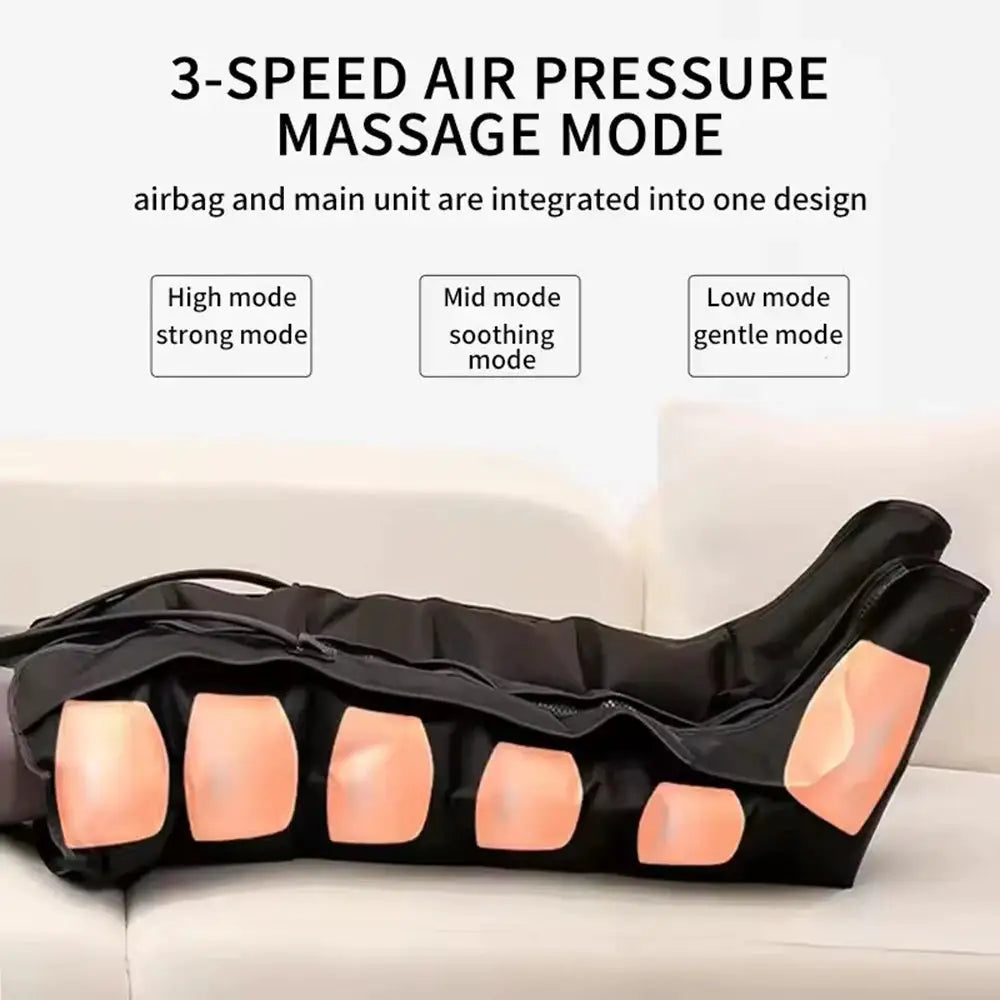 2026 NEW Foot Air Pressure Leg Massager Promotes Blood Circulation Kneading Squeezing Deep Relaxation Muscle With Hand Control