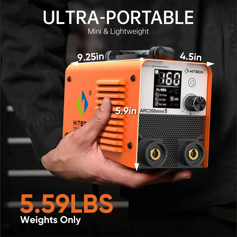 HITBOX Compact Stick and Lift TIG Welder — product view 2